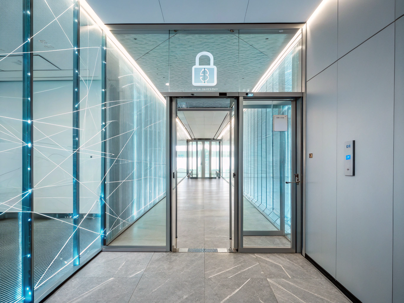 Visualización conceptual de seguridad de la información